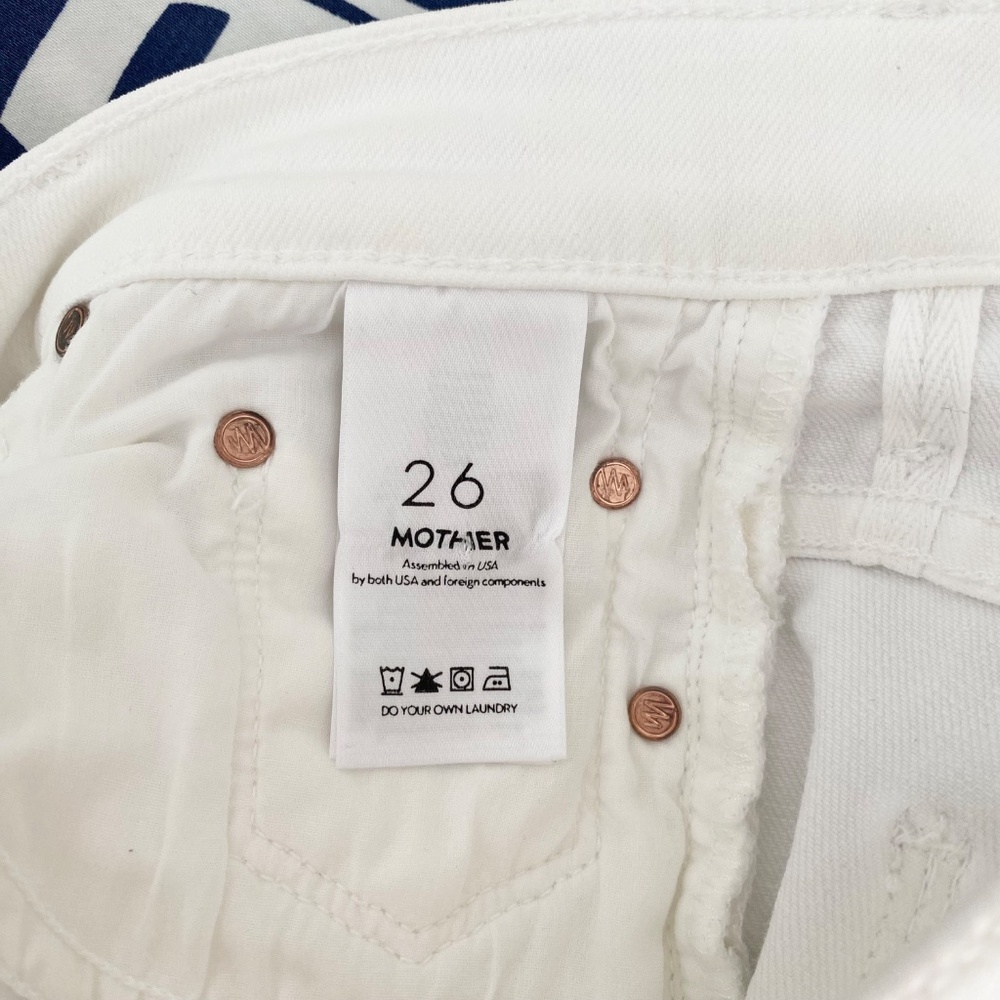 Mother Insider Crop Step Fray Jeans / Fairest of Them All - 26 - Picture 6 of 15